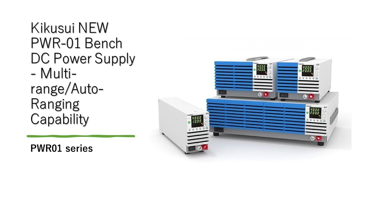 Kikusui NEW PWR-01 Bench DC Power Supply - Multi-range/Auto-Ranging Capability