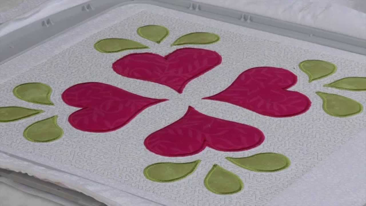 Learn to Applique Using an Embroidery Machine