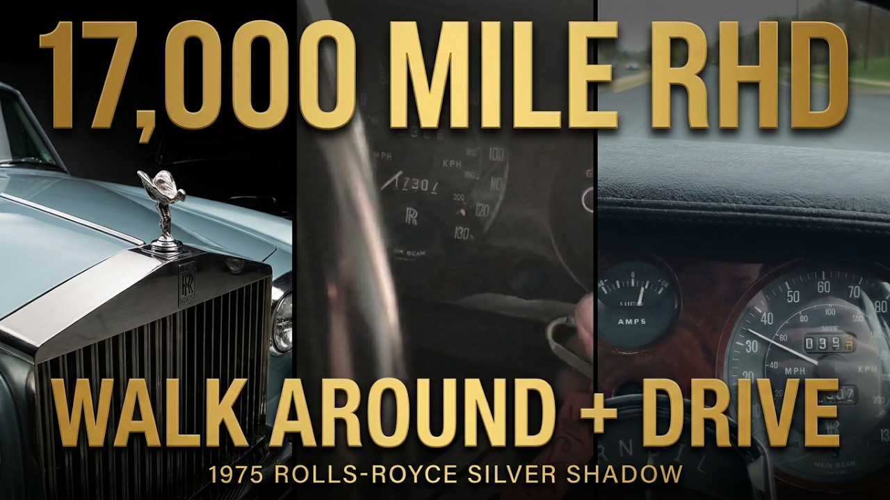 1975 Rolls-Royce Silver Shadow RHD | Start and Drive