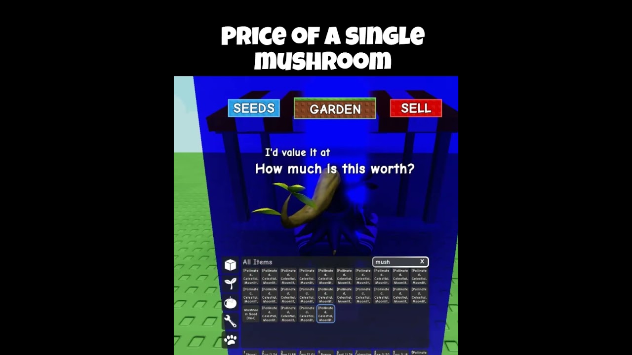 Selling EVERYTHING in Grow a Garden&hellip; Regret or W?💸#roblox #growagarden #shorts