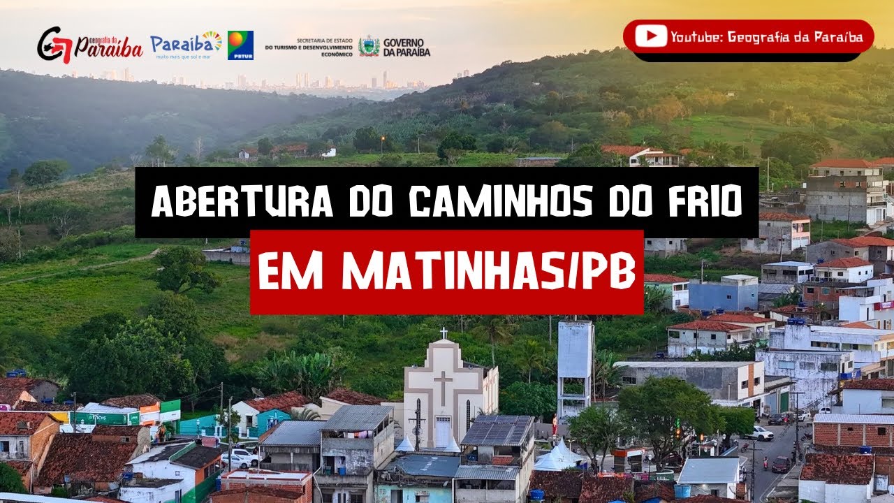 ABERTURA DO CAMINHOS DO FRIO EM MATINHAS/PB - #VisitaGeoPB