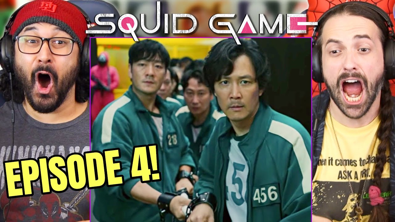 SQUID GAME EPISODE 4 REACTION!! 1x4 