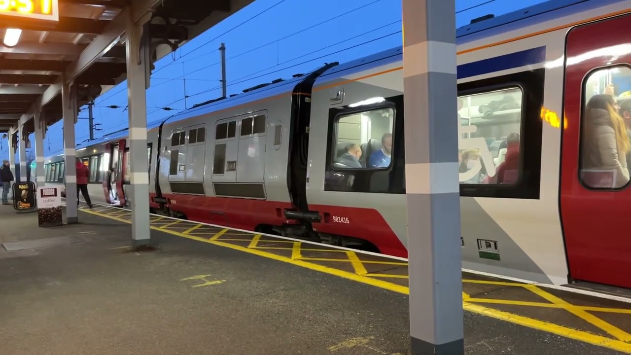 Greater Anglia Class 755 416 Arrival & Departure @ Stowmarket w/ Power Changeover Electric To Diesel