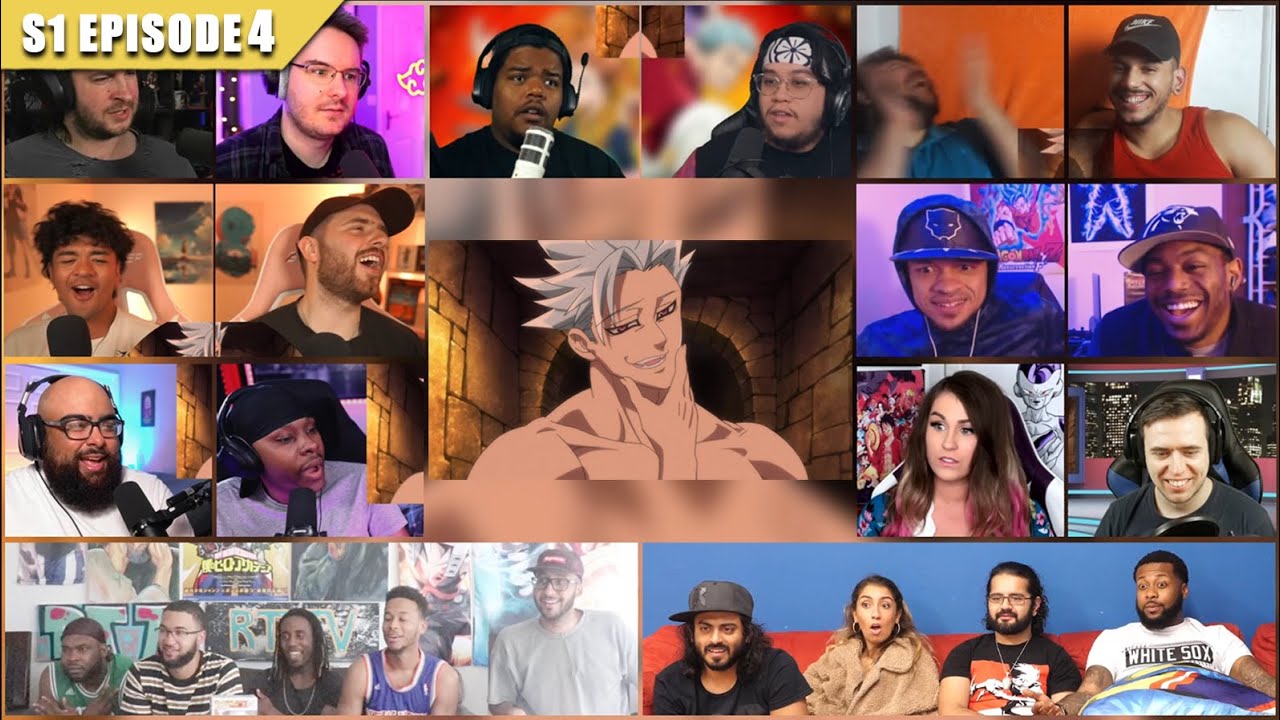 [Full Episode] The Seven Deadly Sins Season 1 Episode 4 Reaction Mashup | 七つの大罪