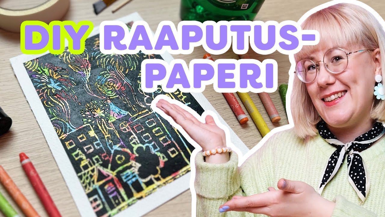 Maailman helpoin tapa tehd&auml; oma raaputusmaalaus ♡ DIY Raaputuskirja ♡