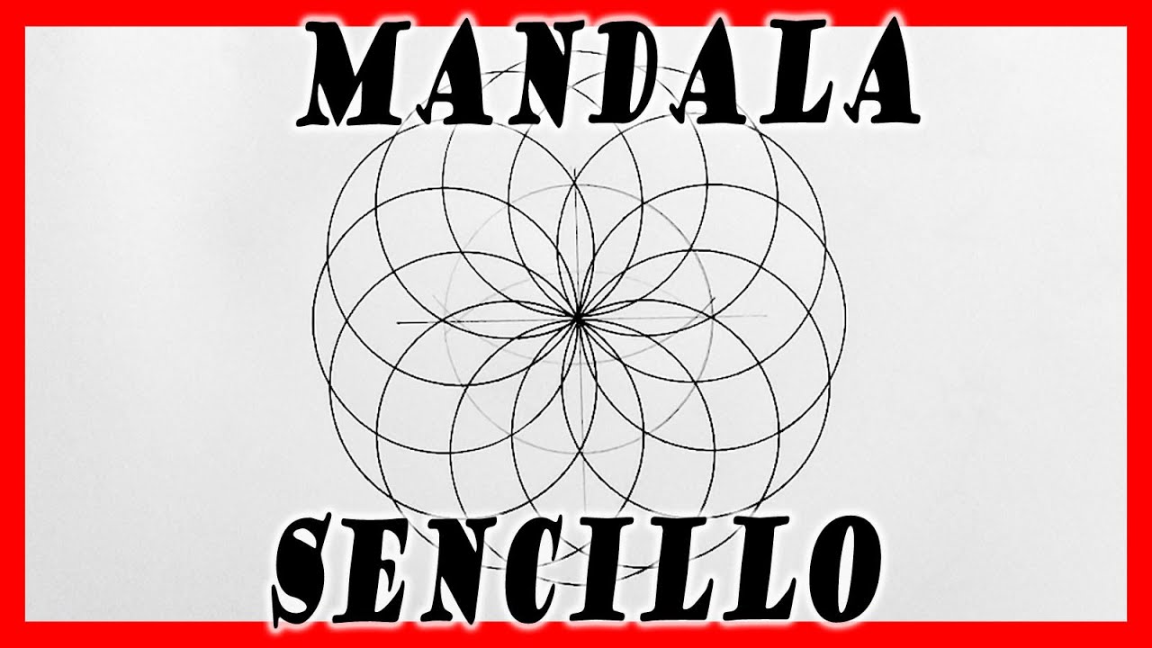 ✍️​ Como hacer un MANDALA sencillo paso a paso | Disfruta con la geometría sagrada