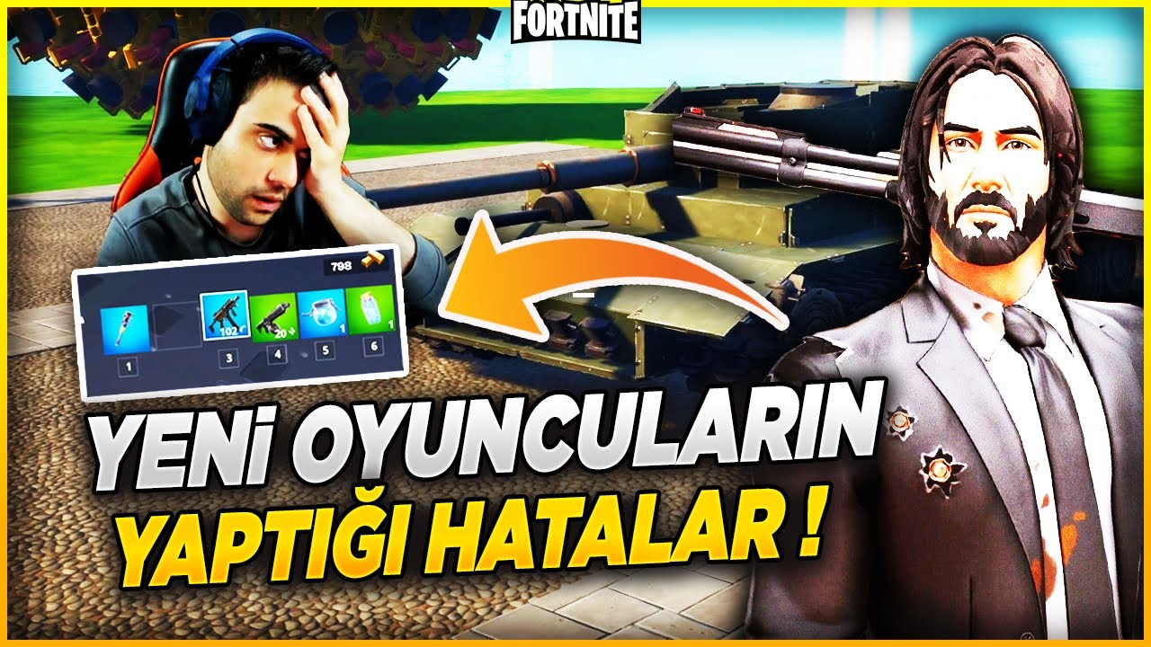 YENİ OYUNCULARIN YAPTIĞI HATALAR ! Fortnite Öğretici #2