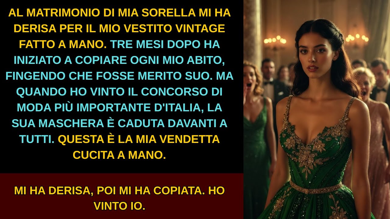 Al matrimonio di sua sorella ha riso del mio vestito — tre mesi dopo ha copiato il mio stile