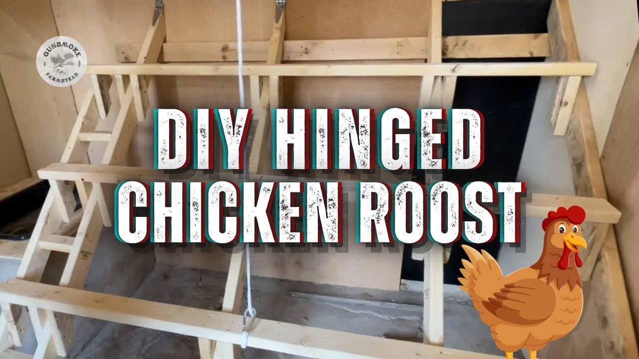 DIY Hinged Chicken Roost | Easy Homestead Project