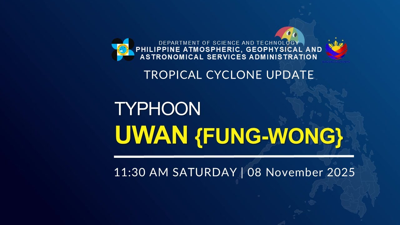Press Conference : Typhoon UWAN {FUNG-WONG} at 11:30 AM | November 08, 2025 - Saturday