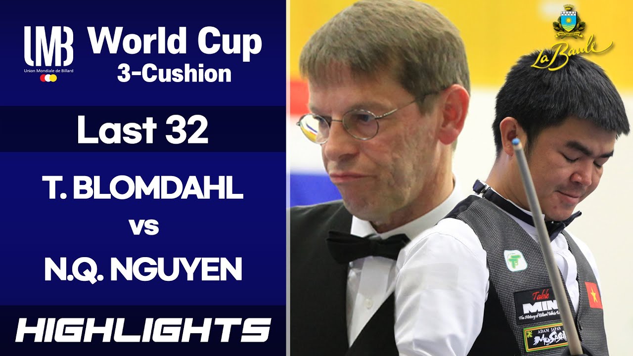 [La Baule World Cup 2016] Last 32 - Torbjorn BLOMDAHL (SWE) vs NGUYEN Quoc Nguyen (VIE). H/L