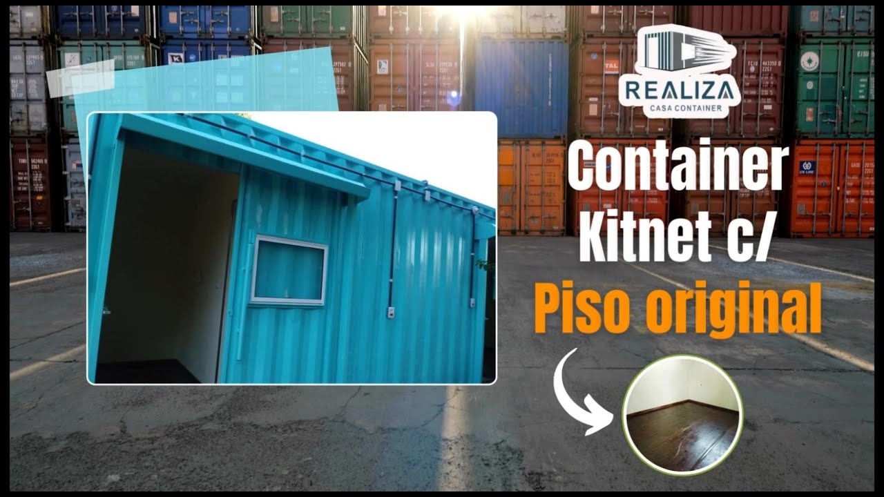 Kitnet CONTAINER com Piso Naval Original