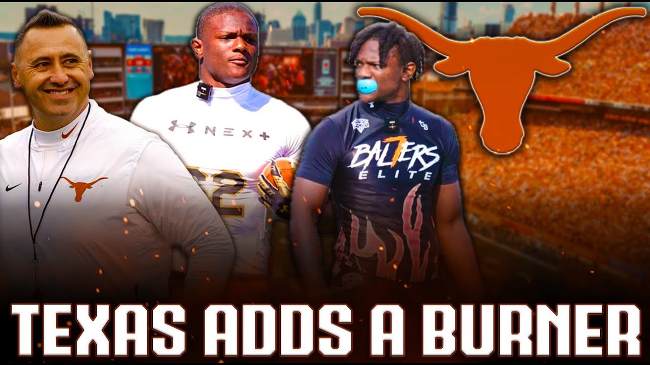Texas Longhorns Land Their NEXT GREAT Running Back