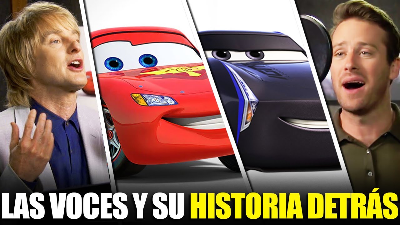 Las Voces Detrás de Disney Cars y Su Historia de Cada Personaje | Doblajes | Cars 1, 2 y 3