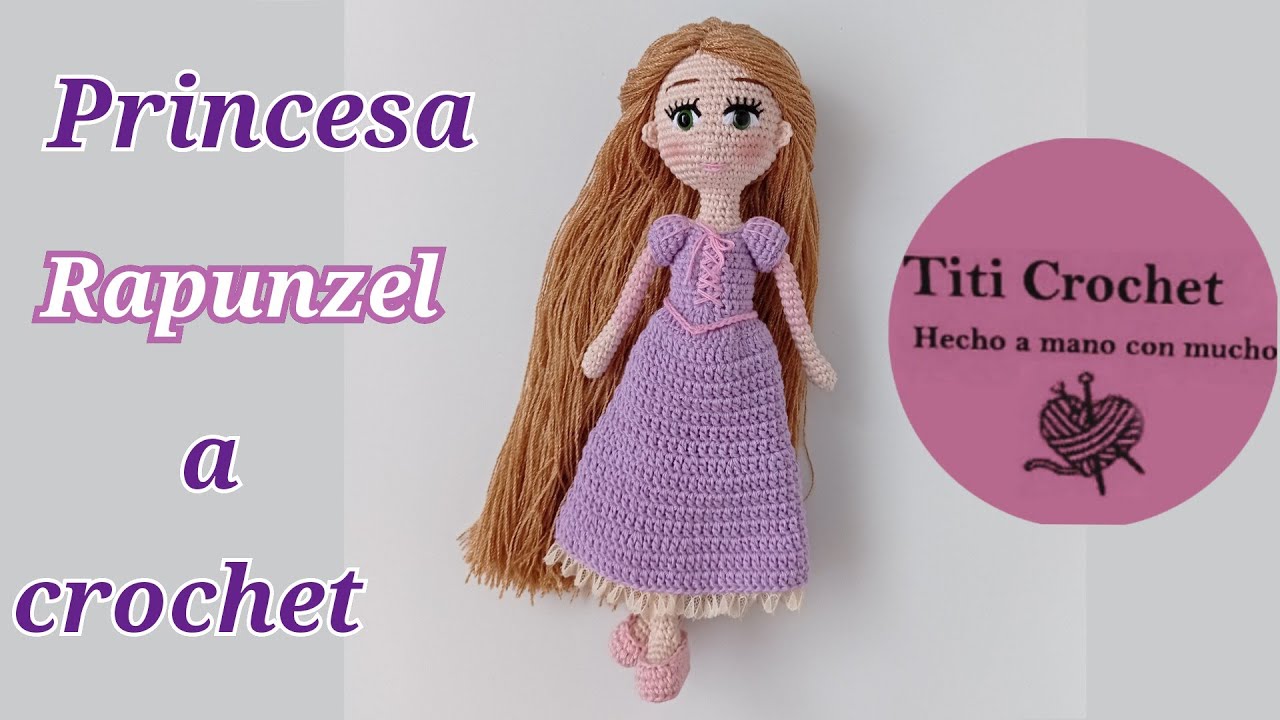 Rapunzel amigurumi paso a paso.