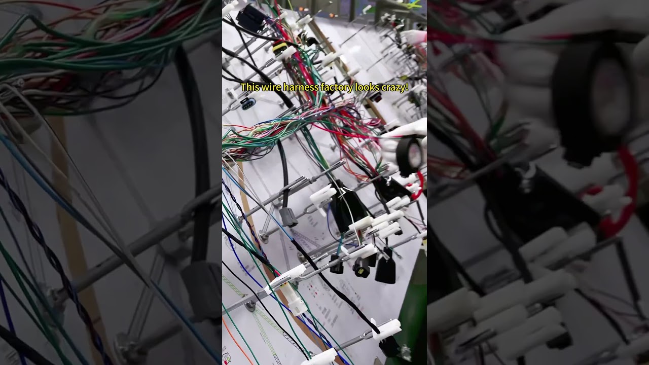 This wiring harness factory looks crazy