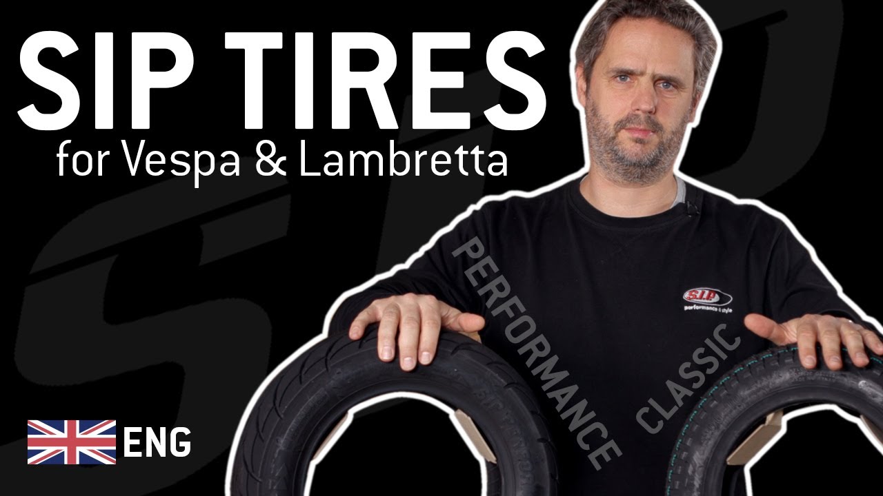 SIP High Speed Tires for Vespa 🛵🔧 | 8“ - 10“ - 12“ - 13“ | Classic + Performance {English}