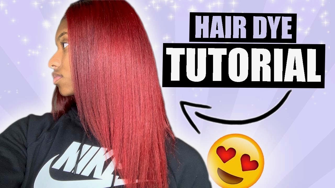 HOW I DYE MY HAIR RED WITHOUT BLEACH| L'OREAL HIGH COLOR| MASAI RUSSELL✨