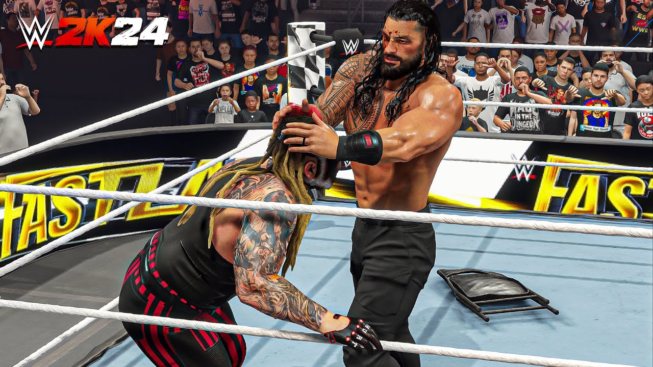 Roman Reigns vs. The Fiend - No Holds Barred Match | WWE 2K24
