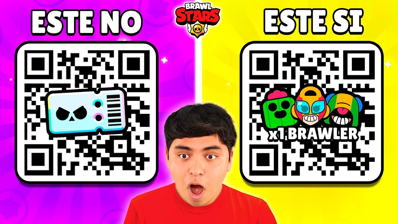 Prob&eacute; TODOS LOS CODIGOS QR GRATIS de BRAWL STARS 😱🔥