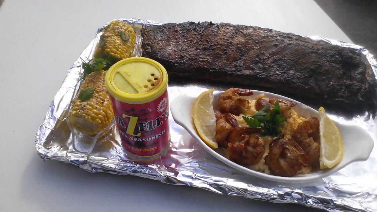 Cajun Shrimp & Ribs - PAPA Texas Video Contest - Pit Barrel Cooker