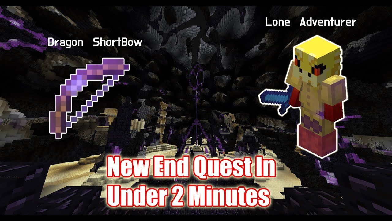 End Island Quest In Under 2 Minutes | Dragon ShortBow