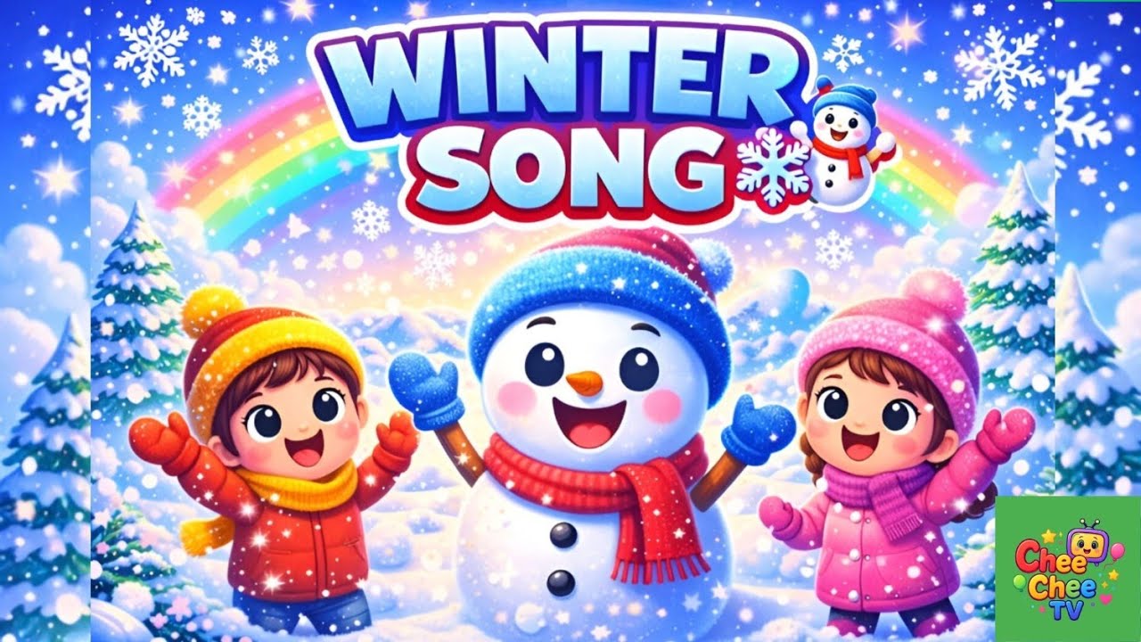 Winter Song for Kids ❄️☃️ | Fun Snow Song | Chee Chee TV