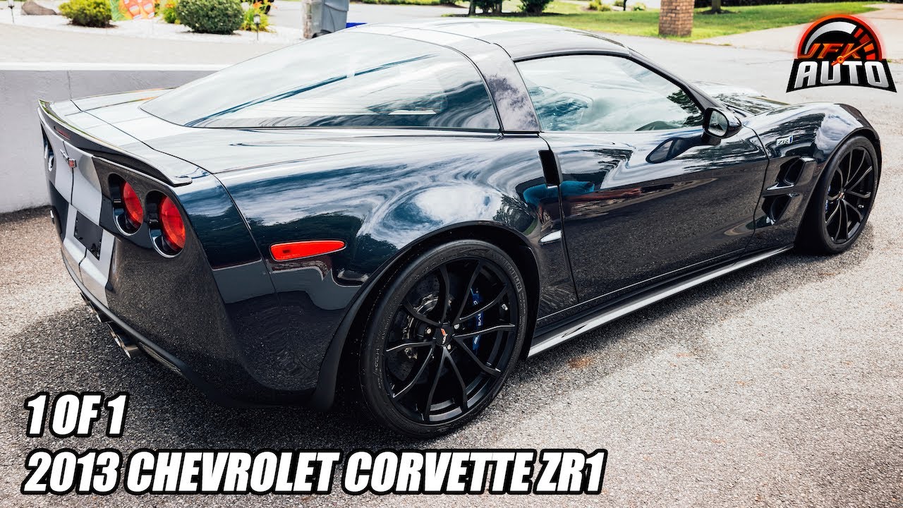 2013 Chevrolet Corvette ZR1 Night Race Blue Metallic with 60th Anniversary Design Package