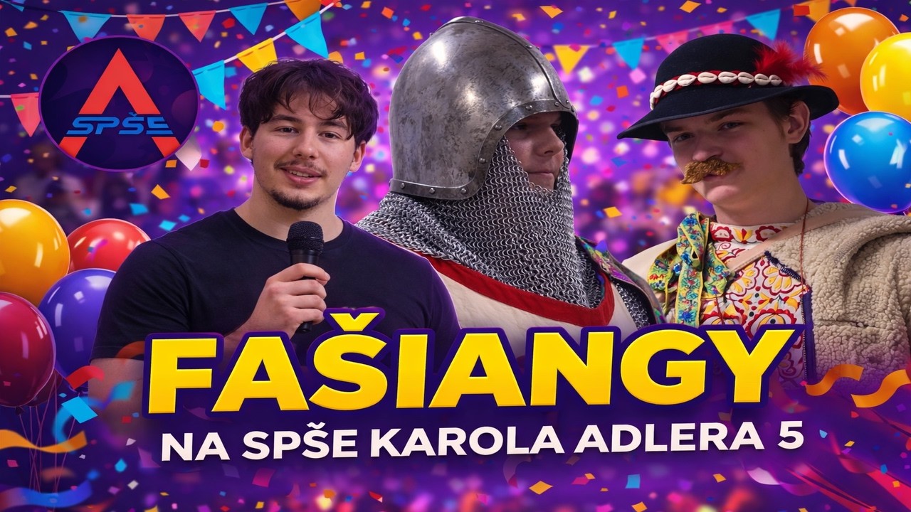 Fašiangy na Adlerke🎭🎉​ | Reportáž #1