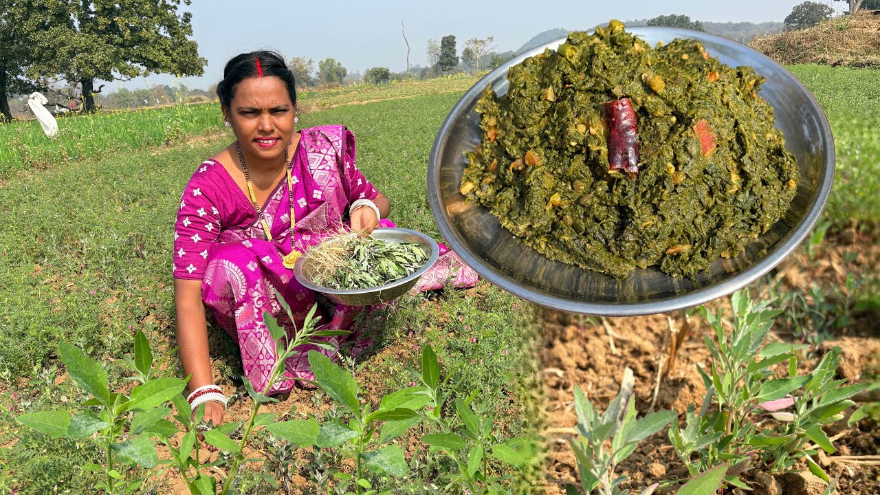 बनाएं स्वादिष्ट बथुआ साग एकदम गांव के तरीके से &mdash; Bathua Saag Recipe 🌿🍀
