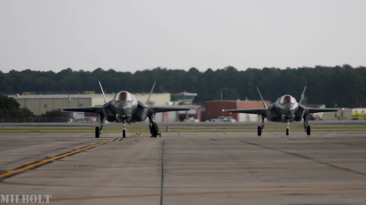 U.S. Marine Corps VMFA-542: Stealth Fighters Land at Cherry Point
