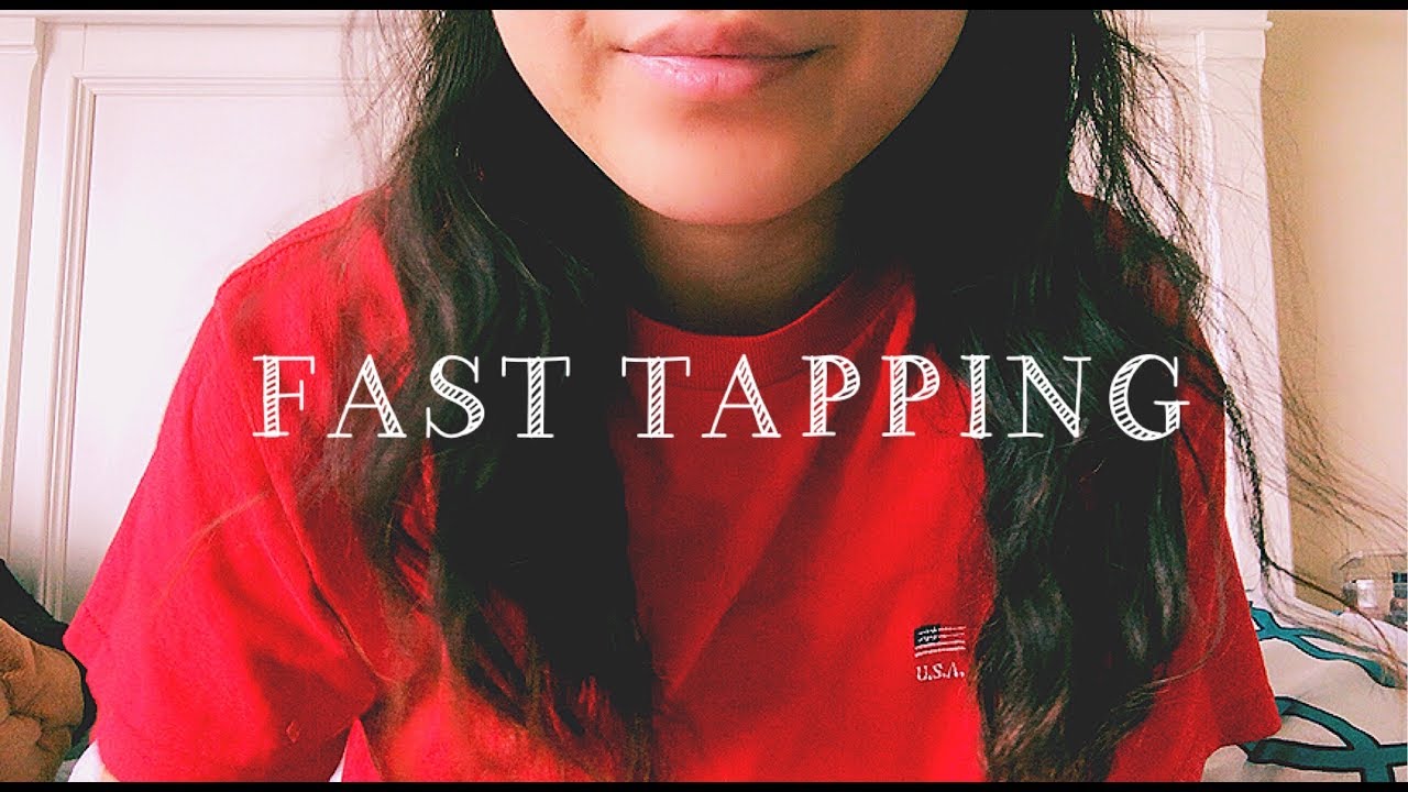 ASMR Fast Tapping And Scratching On Glass Objects