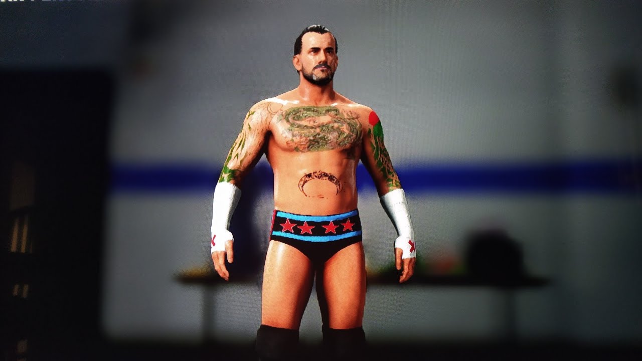 WWE2k18 caw formula: CM Punk (AEW)