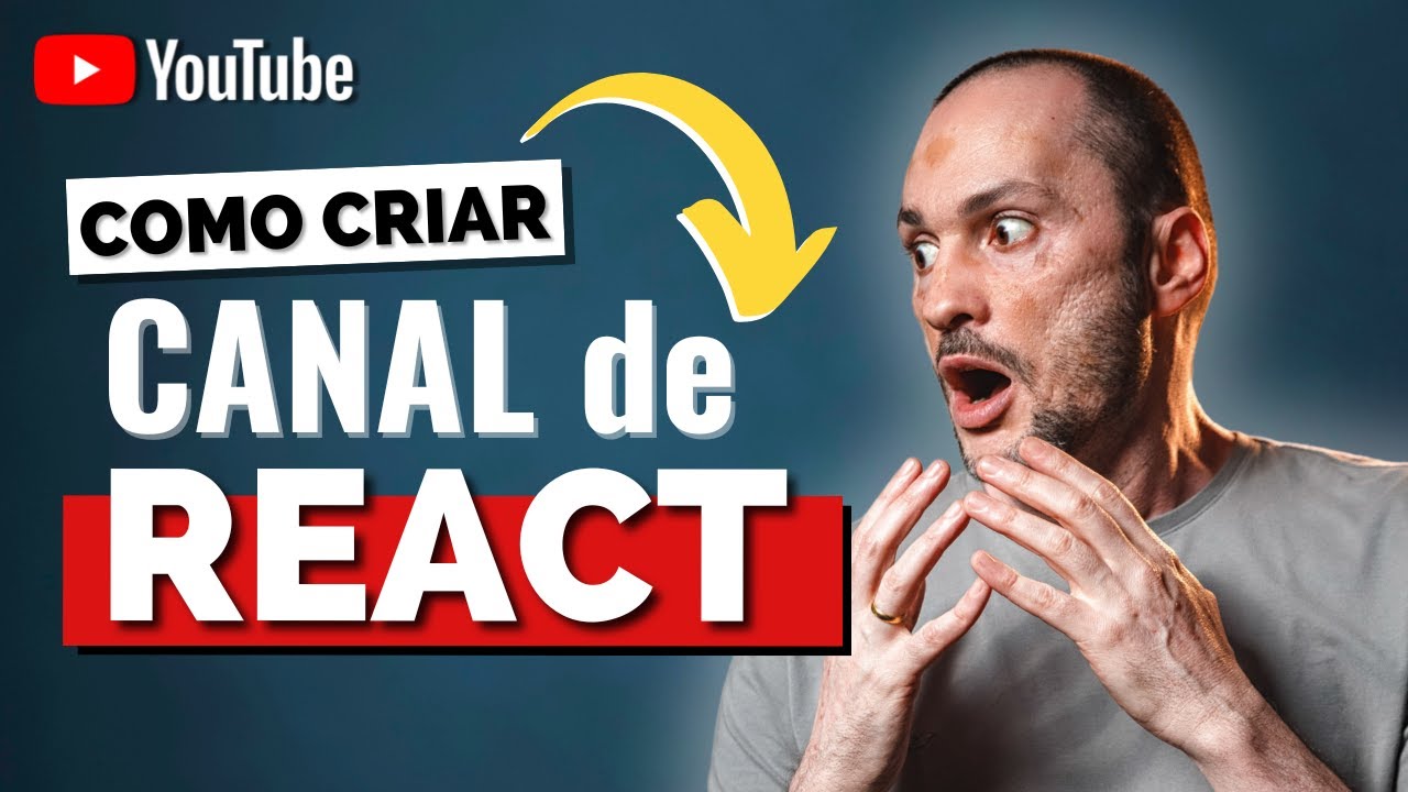 Como criar Canal de React no YouTube e MONETIZAR (do jeito certo)