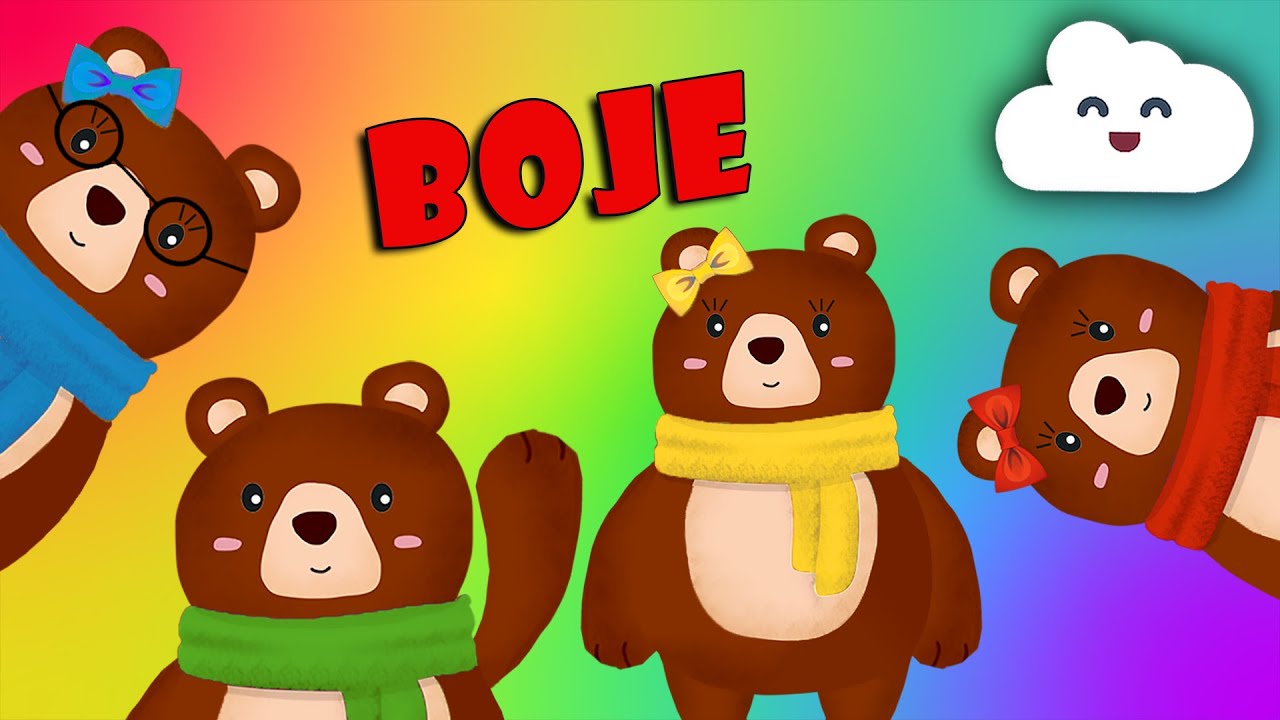 🎨 Učimo boje | Mama Medo nas uči boje 🐻