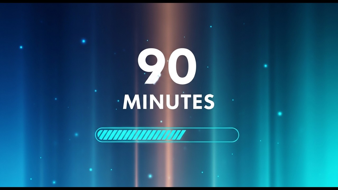 90 Minute Deep Work Timer ⏱️ Study Session with Lofi Music | Ultradian Rhythm Focus