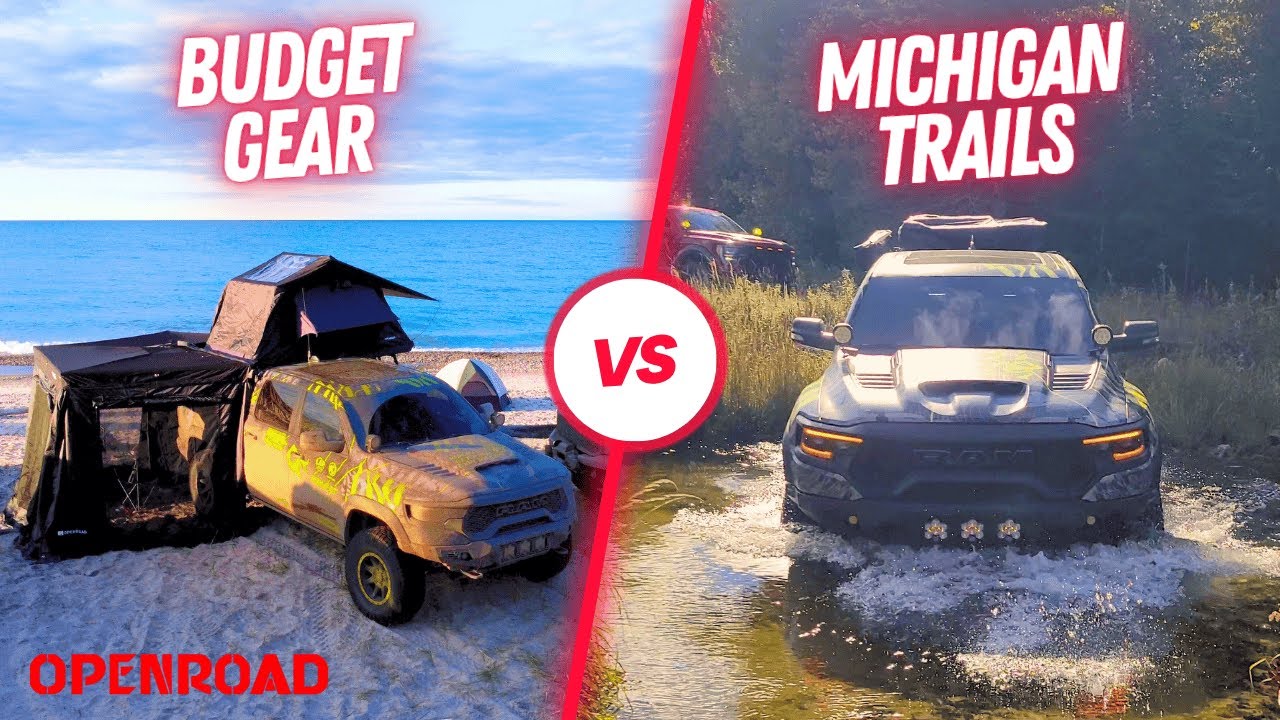 Сможет ли бюджетный Overland Gear выдержать самые сложные трассы Мичигана?! | OPENROAD 4WD RTT и ...