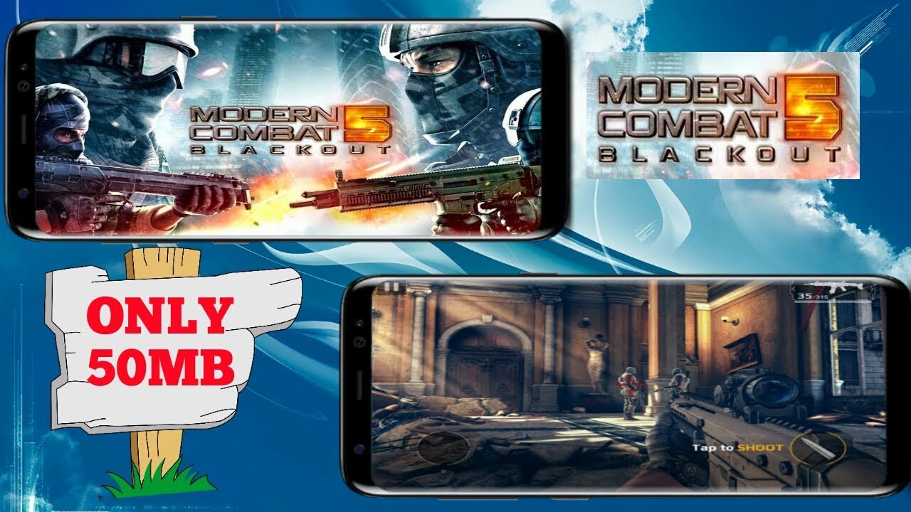 How to download modern combat 5 highly compressed only 50 MB for your Android phone || Tech Outsider