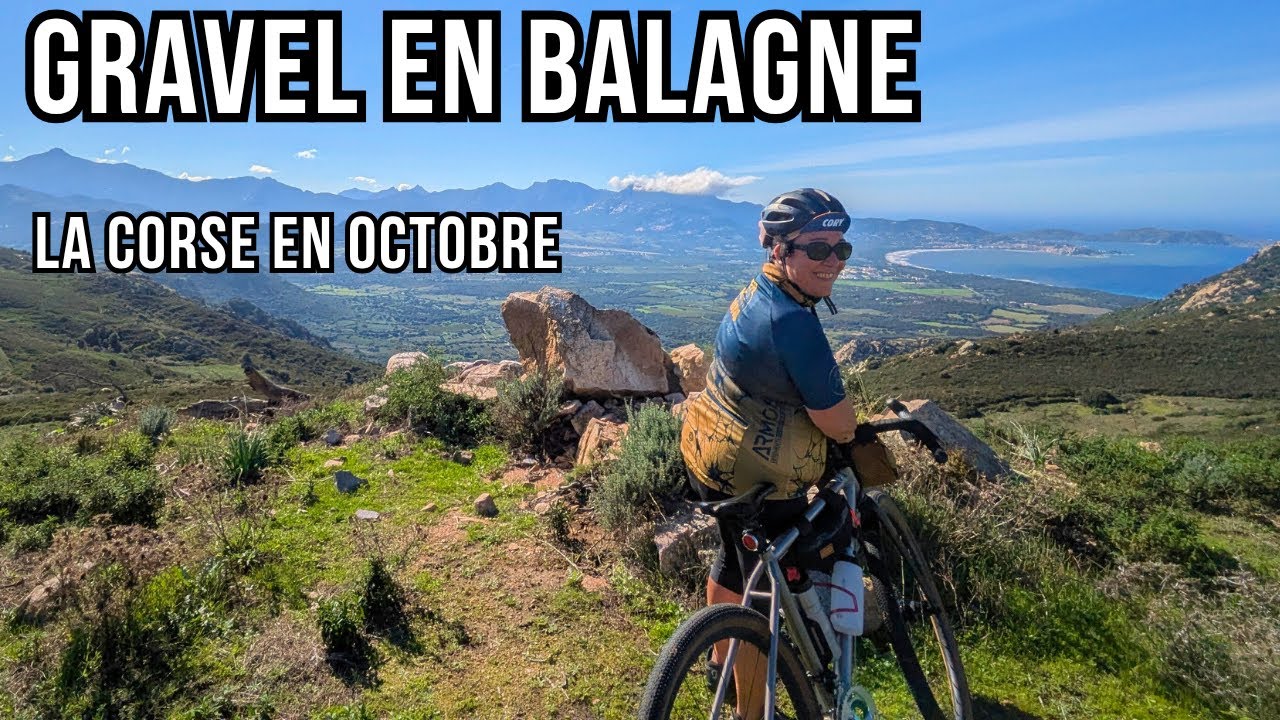 Gravel en Balagne et la presqu'île de la Revellata.