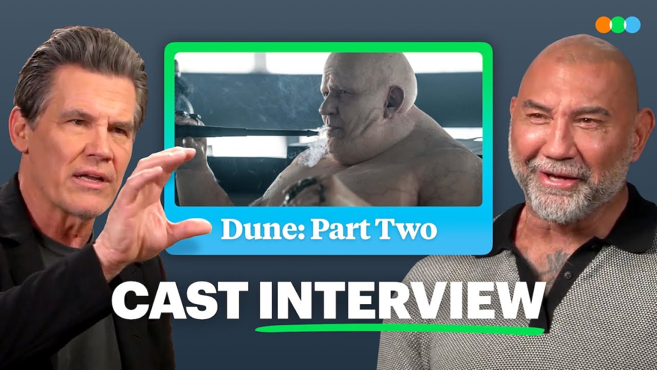 Dune: Part Two interview with Josh Brolin, Dave Bautista, and Stellan Skarsgård
