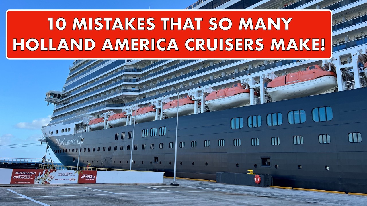 Не совершайте этих ОШИБОК во время вашего следующего круиза Holland America!