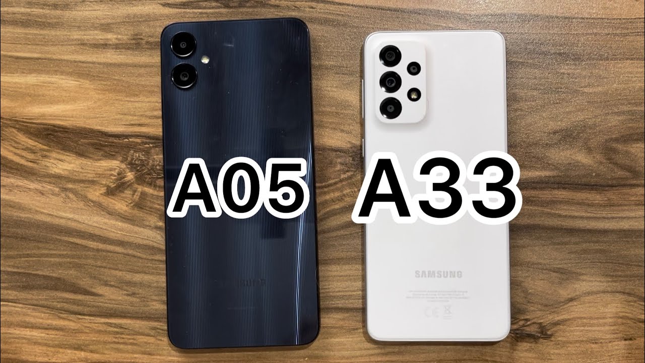 Samsung Galaxy A05 vs Samsung Galaxy A33