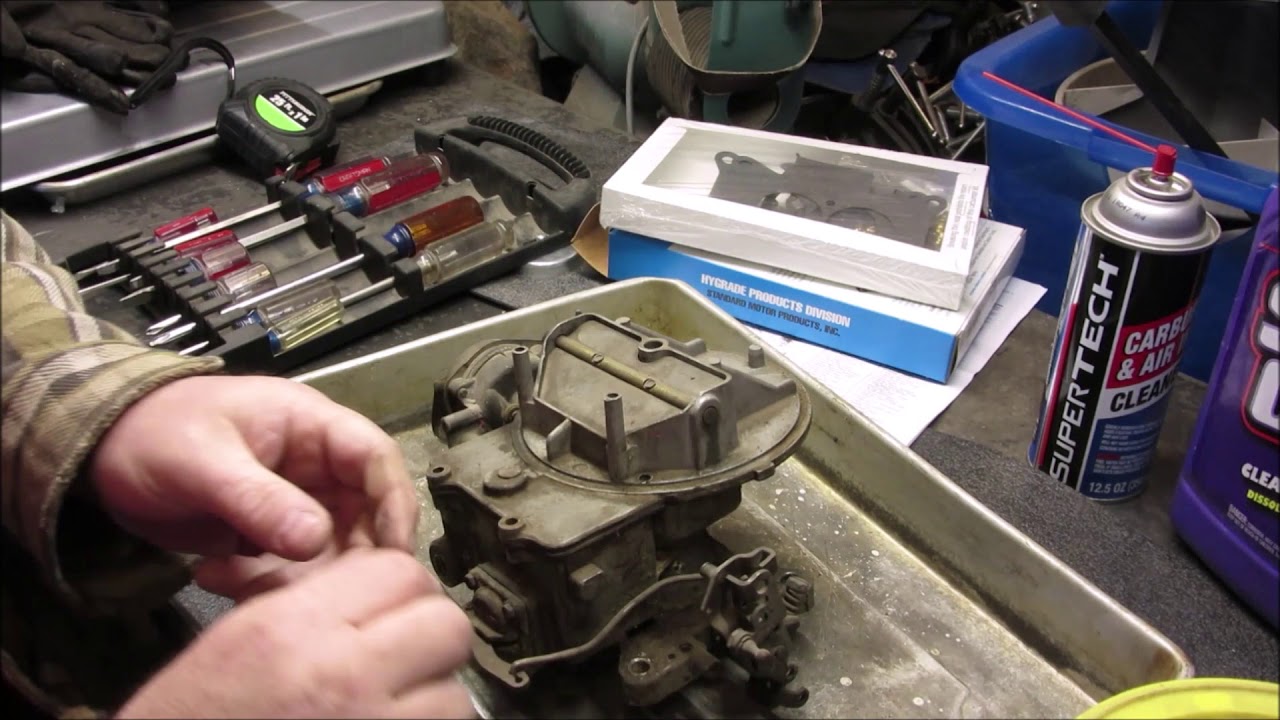 65 MUSTANG 2BBL CARB REMOVAL & TEARDOWN
