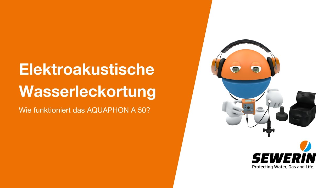 Elektroakustische Wasserleckortung - Wie funktioniert das AQUAPHON A 50?