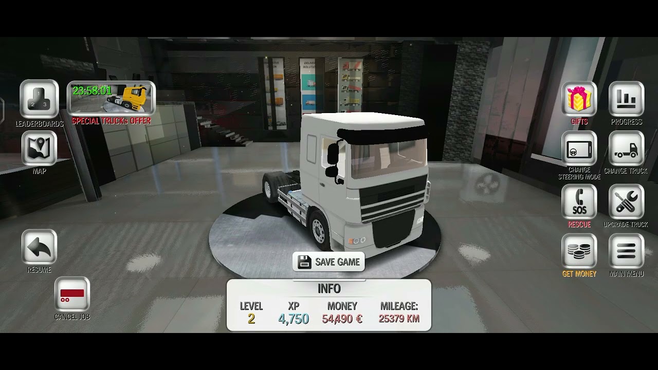 Truck game driving with gas tanker and oil tanker to deliver to the truck driving safe in the truck