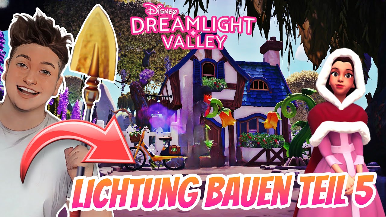 Belles BIBLIOTHEK mit BÜCHERZAUN?!? 😳 | Lichtung des Vertrauens gestalten | Disney Dreamlight Valley