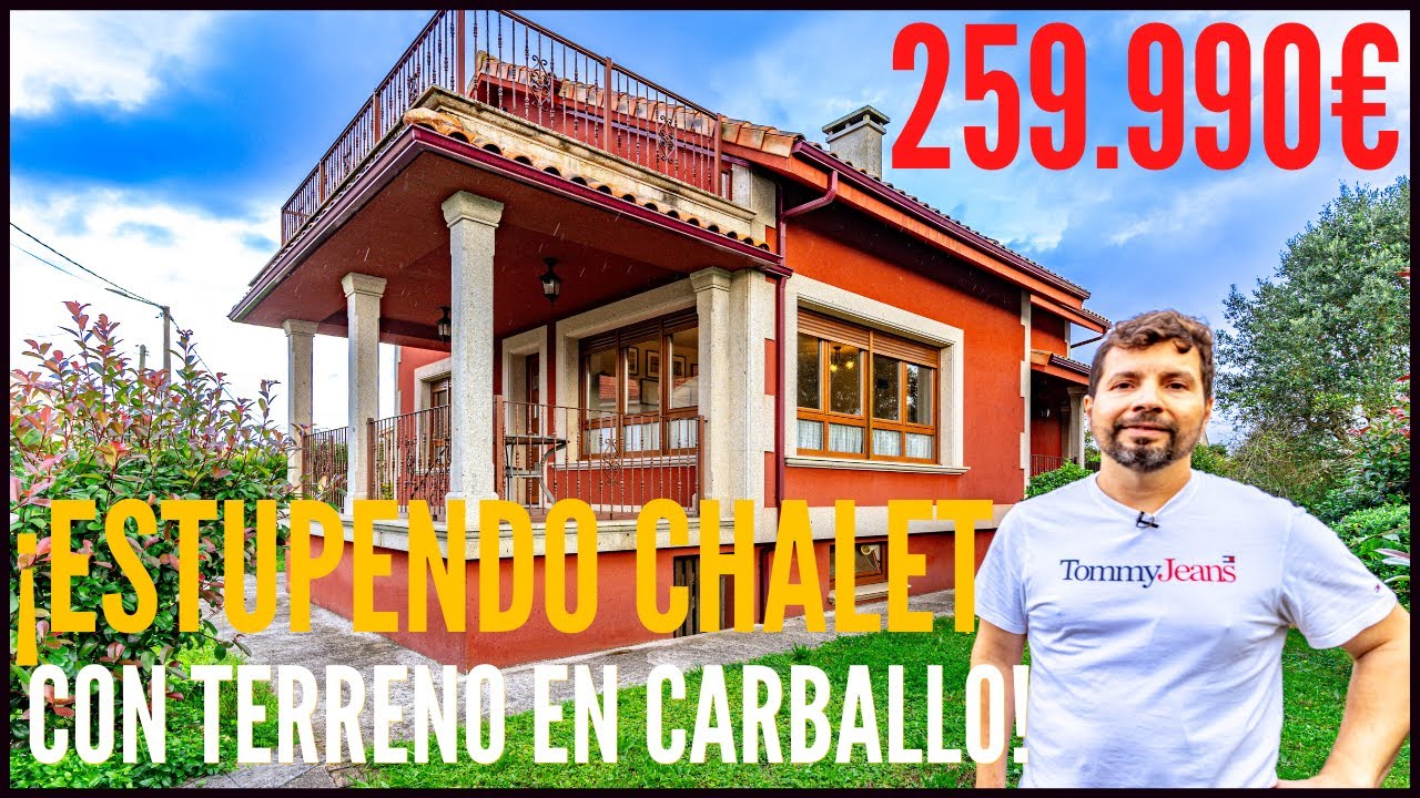 RESERVADA¡ESPECTACULAR CHALET de 327m2 y 937m2 de Terreno en Carballo(A Coruña-Galicia)