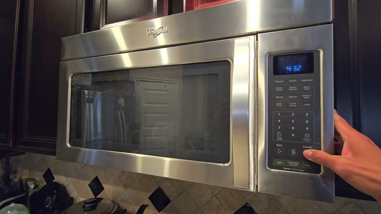 whirlpool microwave not working
