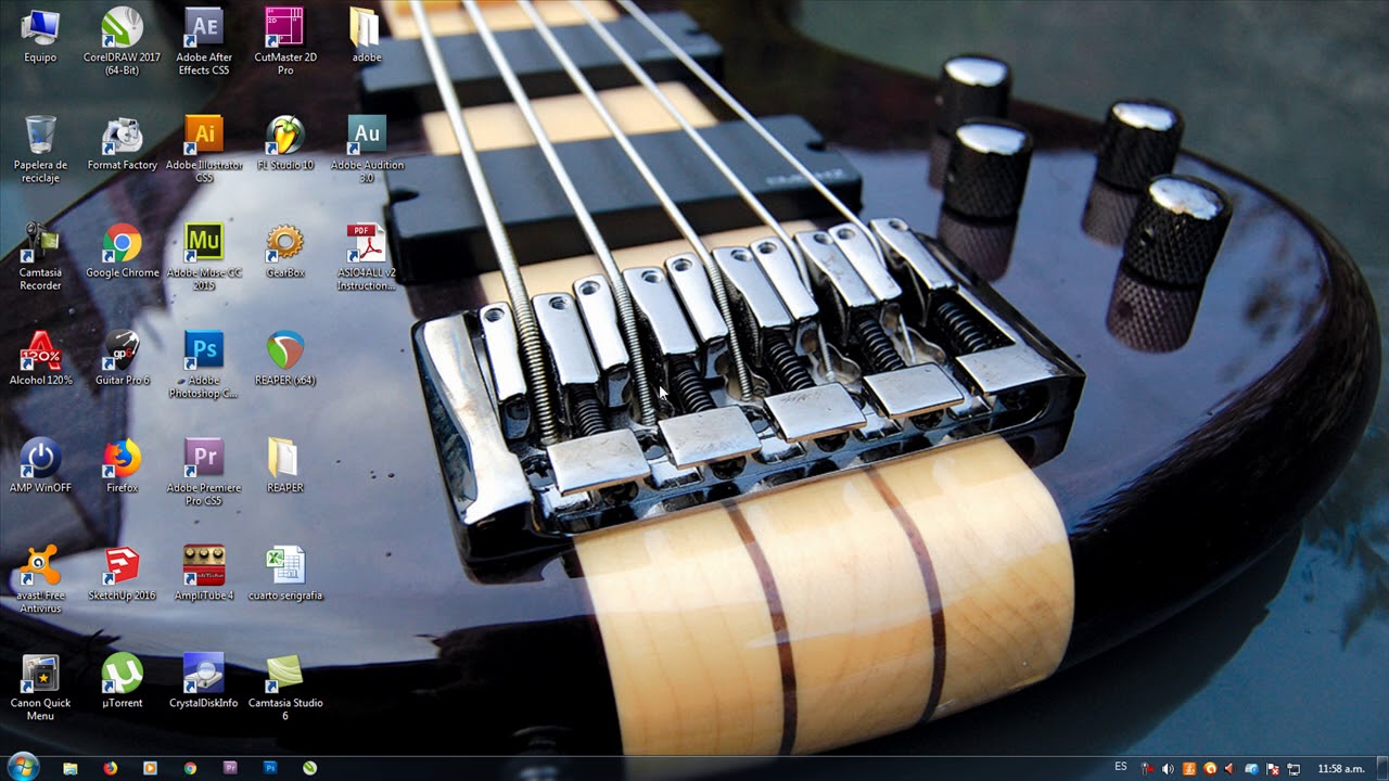 Como Conectar el bajo al Pc 1 de 2