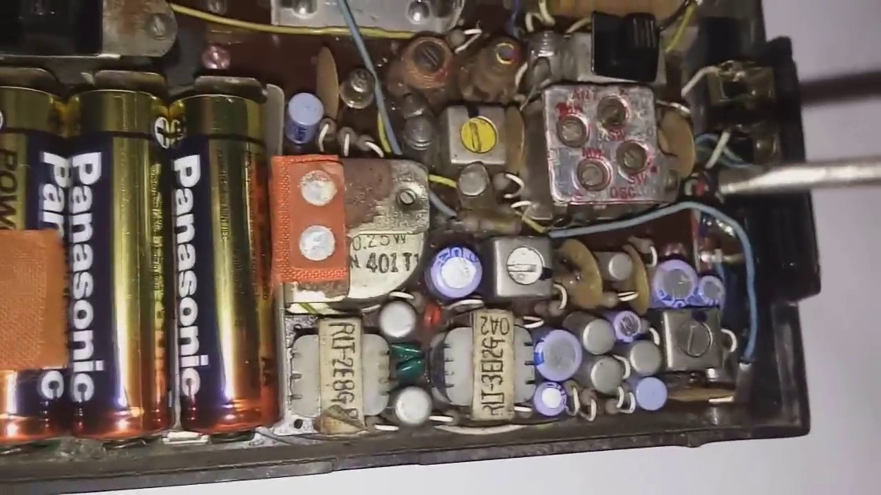 Reparación radio panasonic modelo 8